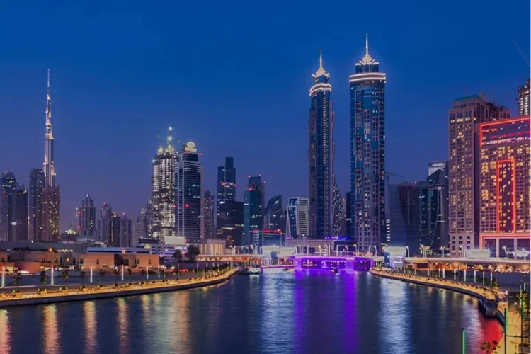 Downtown Dubai in uae