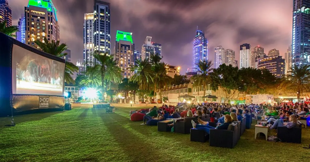 Outdoor cinemas dubai