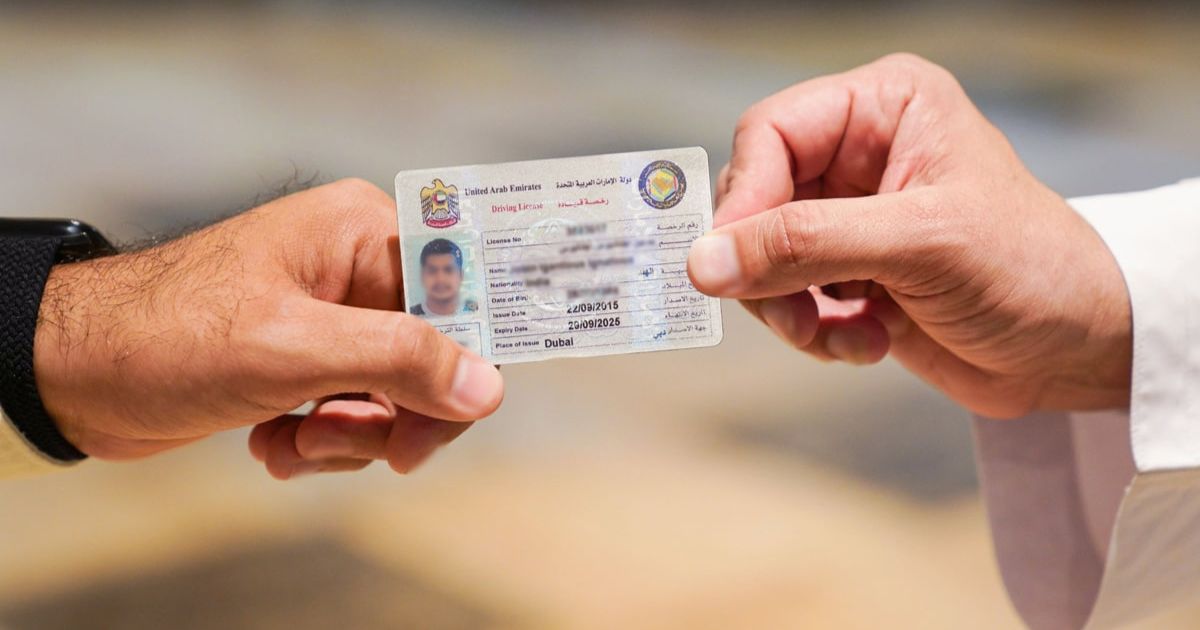 dubai driving license