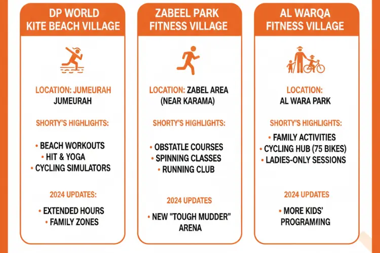 Fitness Villages – The Heart of the Challenge
