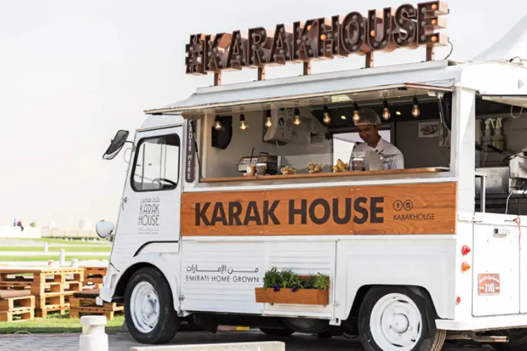Karāk House Truck food in dubai