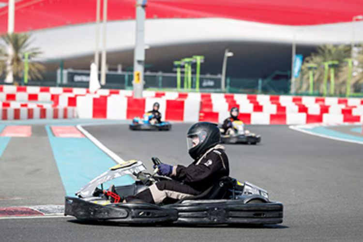 Karting at Yas Marina Circuit abu dhabi