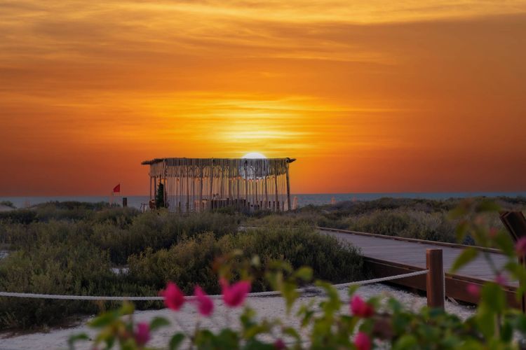 Sunset at Saadiyat Beach