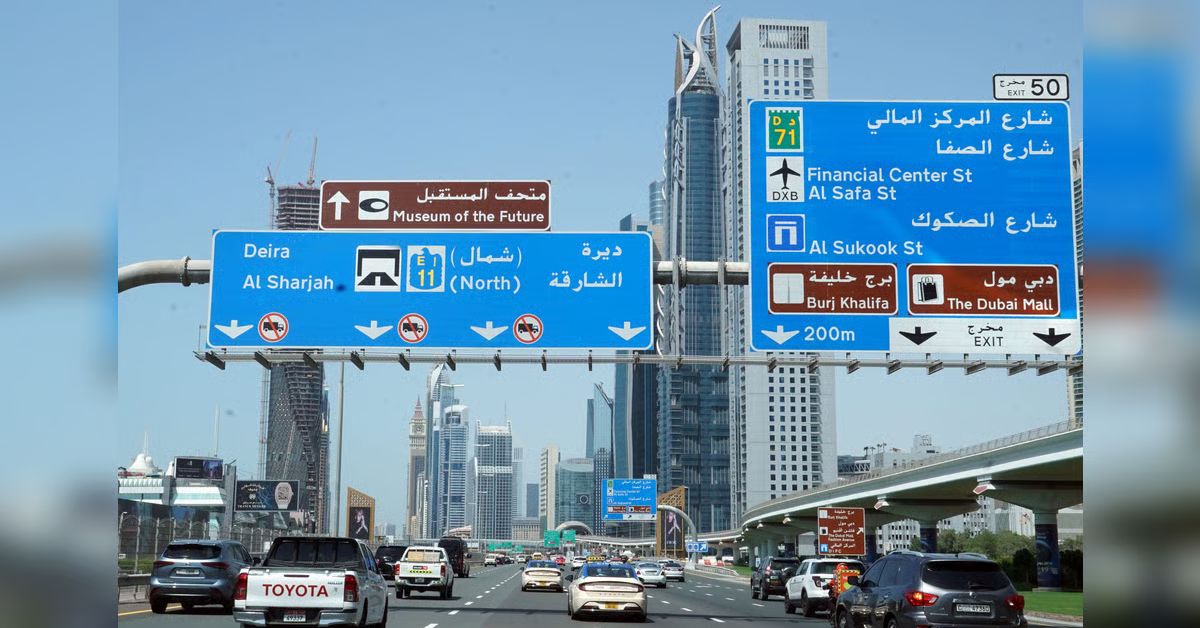 Dubai Road Signs Explained for Tourists
