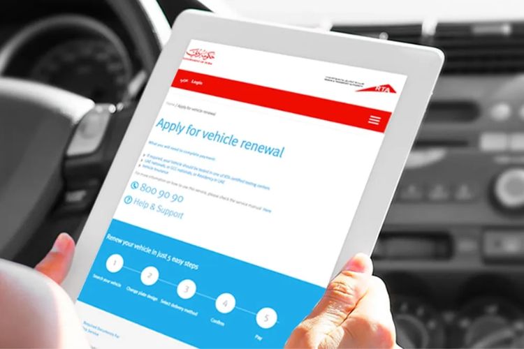 RTA car renewal